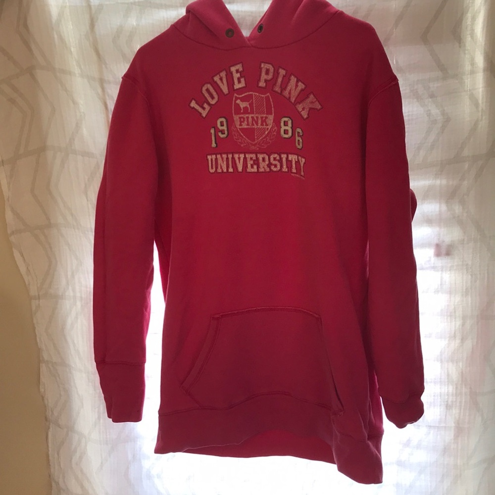 PINK Victoria Secret Hoodie Sweatshirt SIZE L